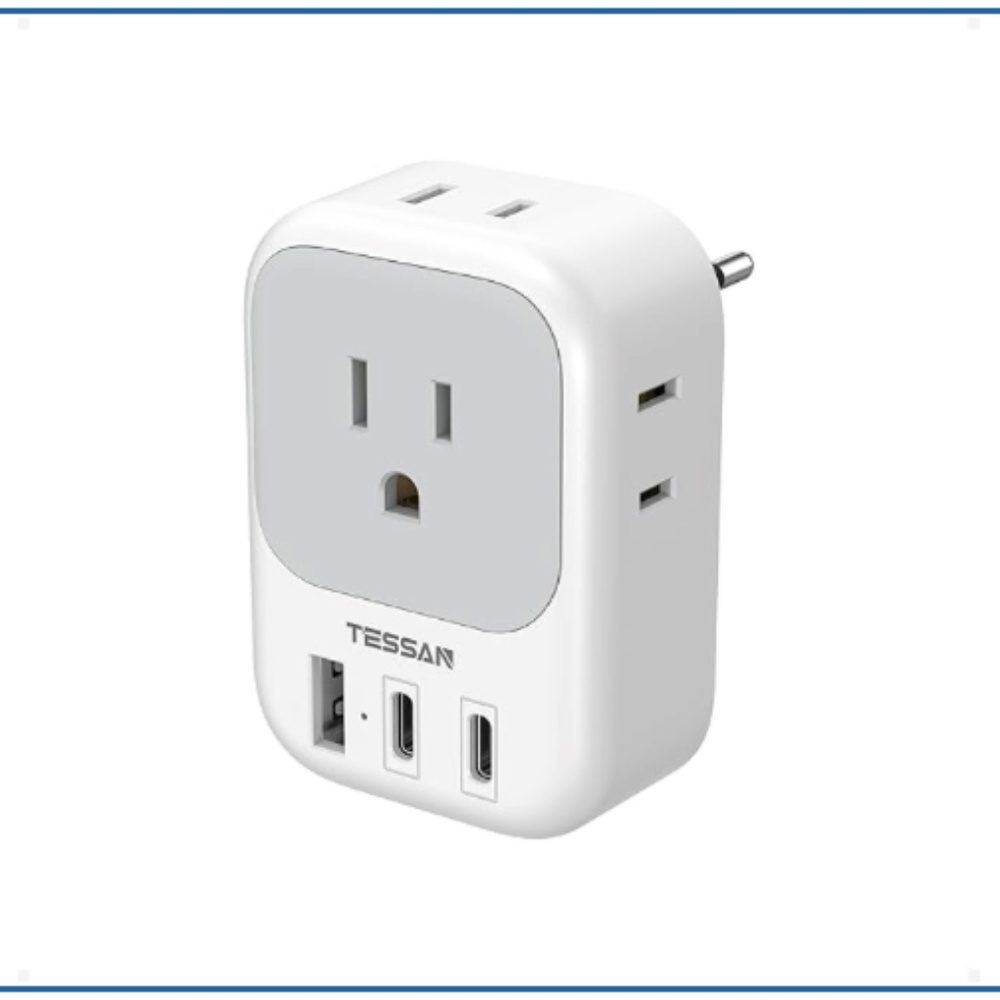 [NWOT] US->EU Travel Adapter